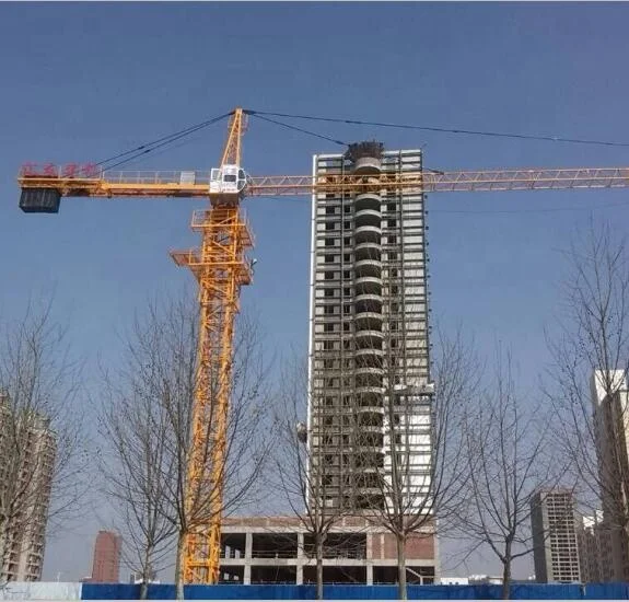 
China popular 4tons,50m jib QTZ5008 self erecting tower crane for construction building 