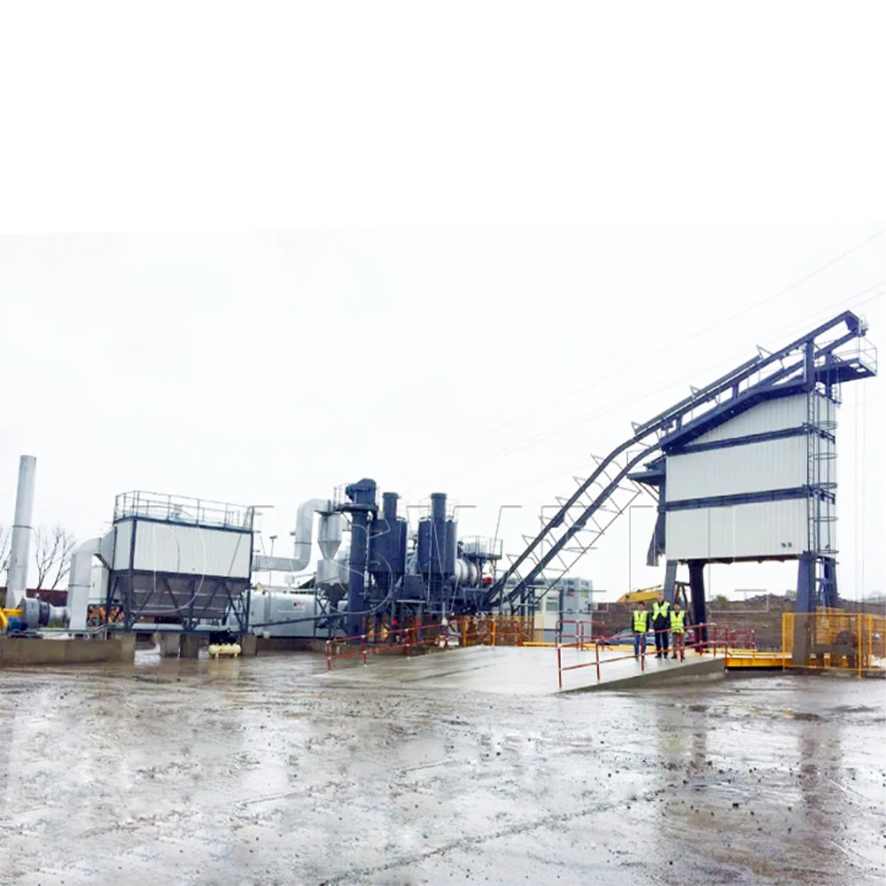 Асфальт горячий смешанный завод мобильный мини асфальтовый для смешивания битума