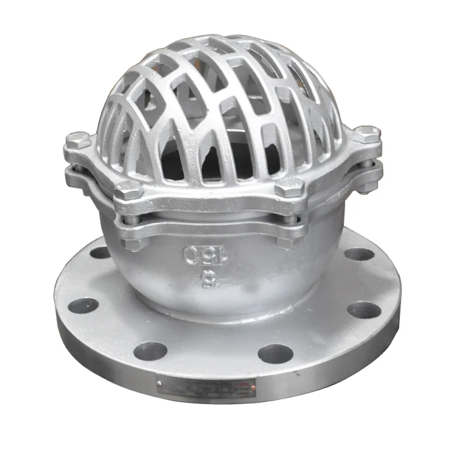 stainless steel water pump foot valve with strainer