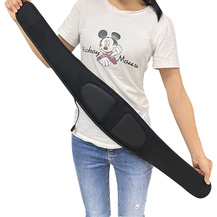 best selling products 2021fitness training heating belt muscle massage and ems slimming heating waist belt use for man and woman