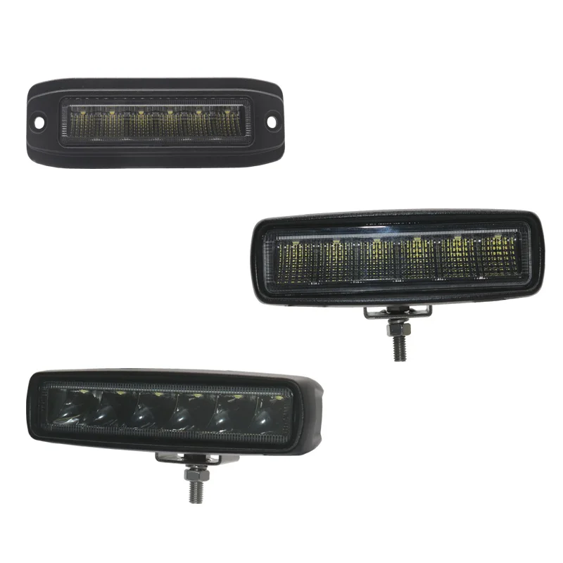 popular R112 R10 6inch rectangle led auxiliary driving light new refractive lens 30W led lights