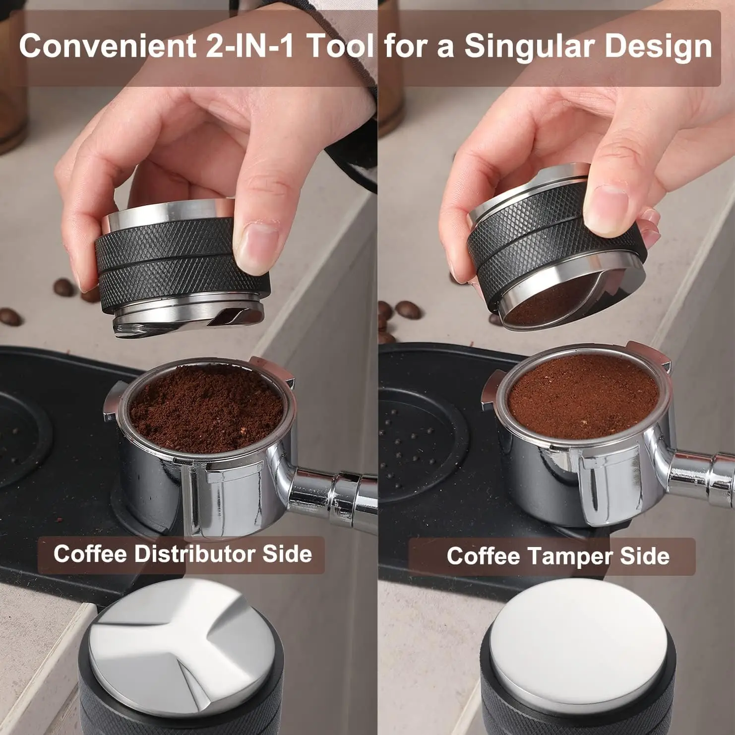 Распределитель кофе 53 мм с двойной головкой подходит для регулируемой глубины рук эспрессо