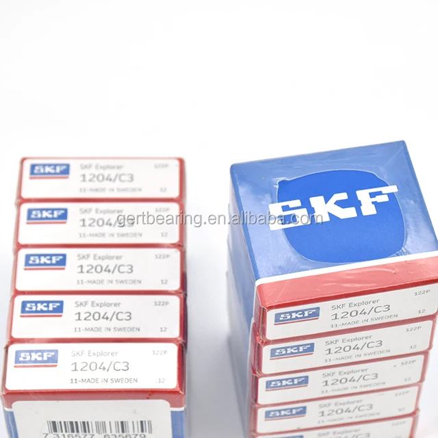 C3 оформление оригинальный шведский шарикоподшипник SKF 1204 стальной латунный корпус