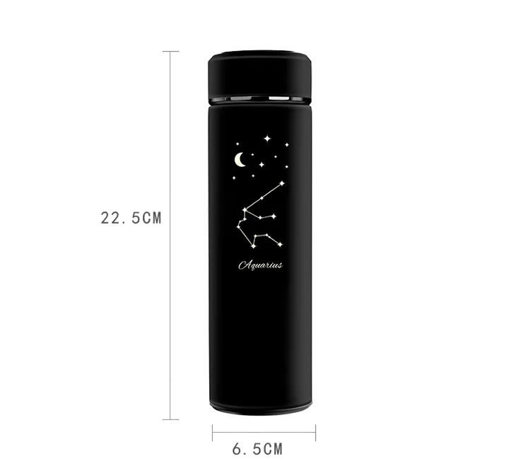 Chinese 500 ml tea strainer infuser stainless steel metal vaccum thermo bottle with tea filter infuser