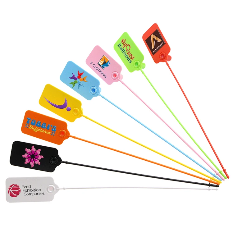 High Security Serial Number Clothing Tag Seal Plastic Security Seals Sneaker Tags For Clothes