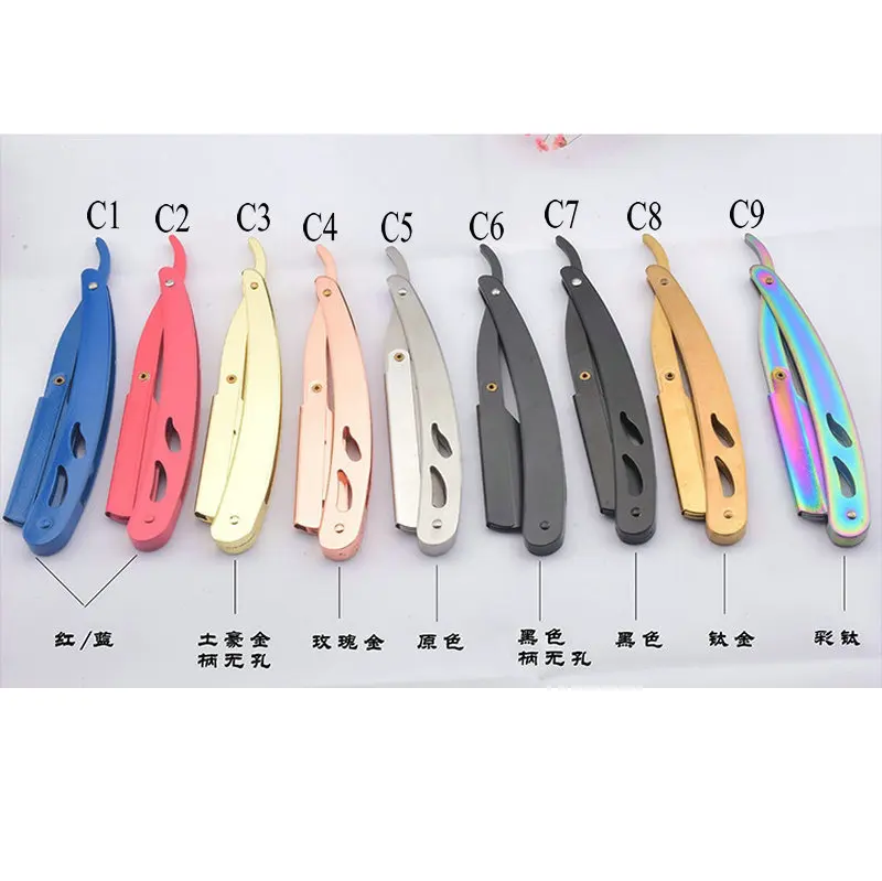 Professional Salon Stainless Steel Barber Straight Men Care Personal Beard Beauty Shaving Razor