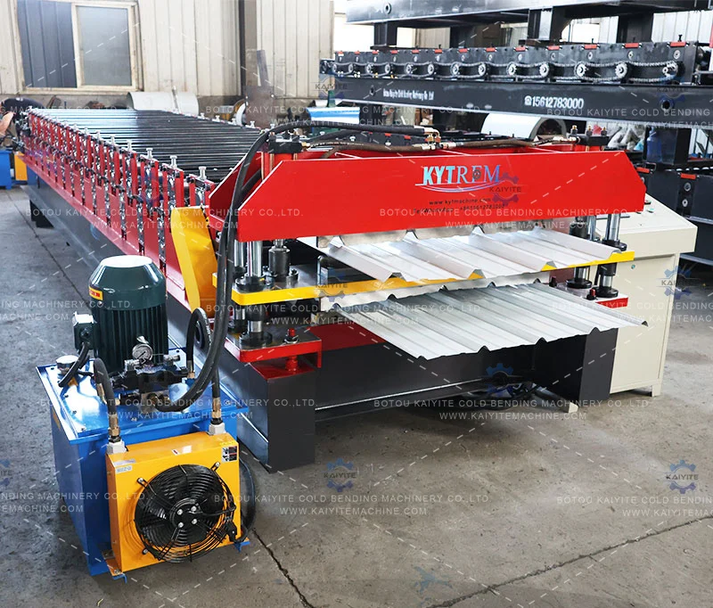 Double Layer 36 inch coverage Classic Rib/Ag 5 Rib panel and PBR panel roll former machine