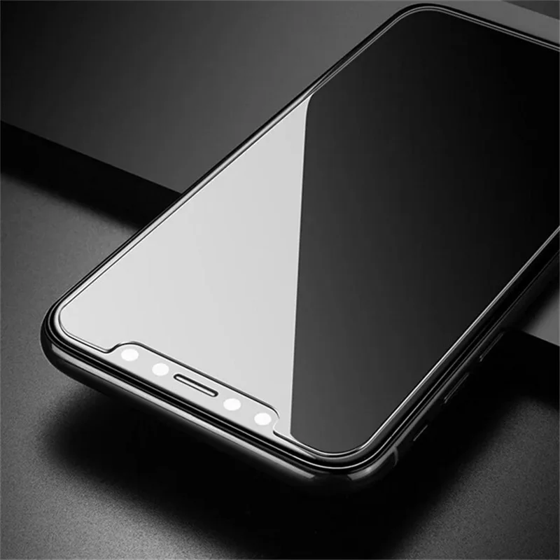 
For iPhone X Xs 9H Transparent Tempered Glass Front Back Screen Protector 