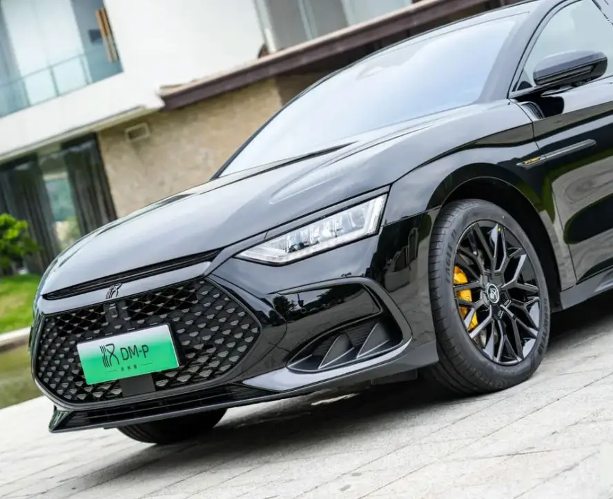 Han Ev 2023 флагманские электромобили внешняя хромированная дверь Новая энергия для Byd I3 доводки багажника с левым вождением