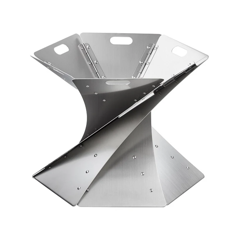 Stainless steel barbeque stove home charcoal outdoor grill tool barbecue pan carbon flame barbecue oven outdoors