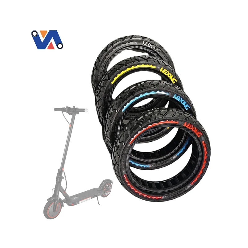 EU warehouse Stock Damping Durable 8.5*2 off-road solid tire Colorful for M365/PRO/PRO2/1S/Gotrax G4/Xr/V2 Electric Scooter