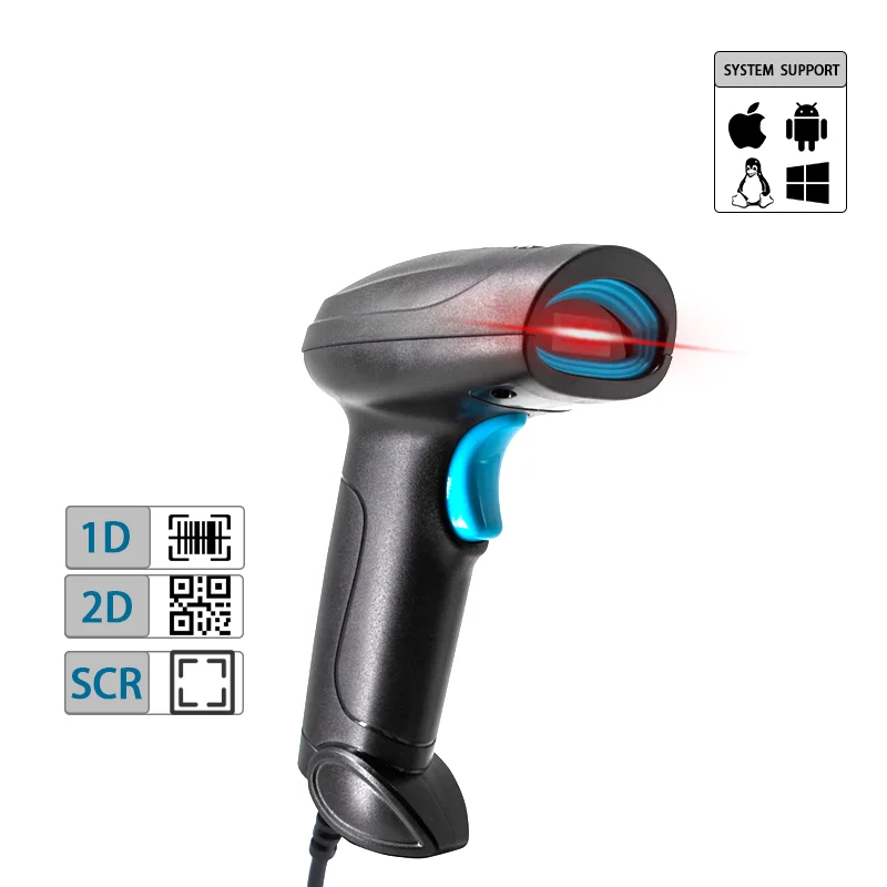SMT4S11CWB удобный ручной сканер цен на паспорт беспроводной считыватель штрих-кодов сканированный с кабелем стикер память пистолета