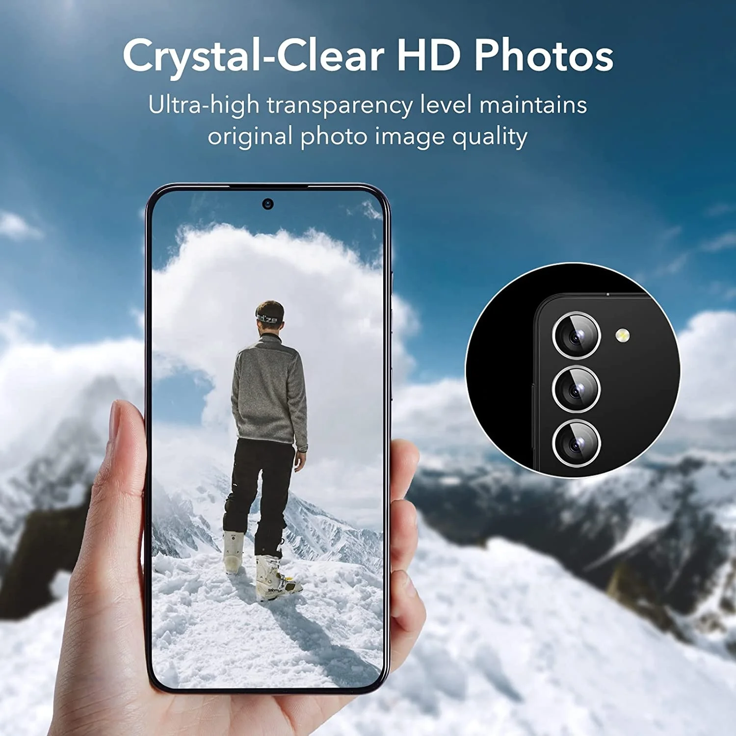 Крышка объектива камеры для Samsung Galaxy S23 plus ультра Защита HD закаленное металлическое стекло