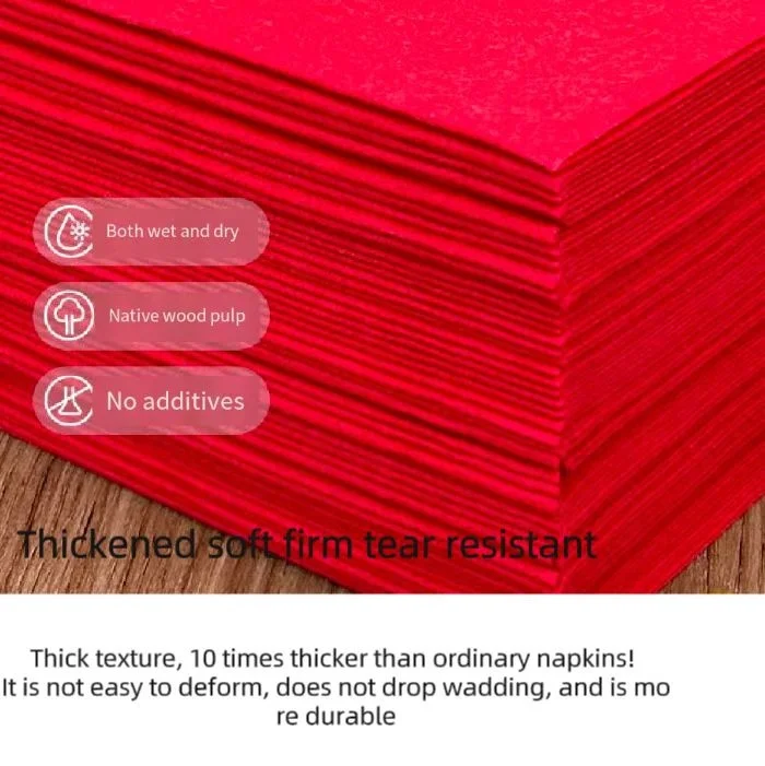 Disposable Color Paper Napkins Airlaid Dinner Napkins Linen Feel Napkins for Wedding Hotel Party Restaurant