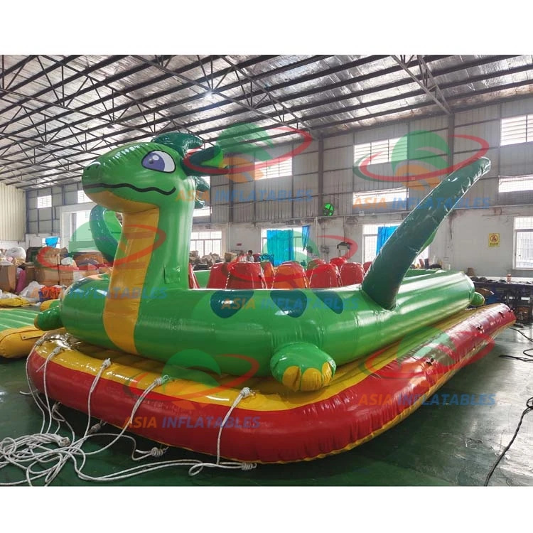 Factory Price Water Sport Game Inflatable Towable Banana Slider Tube Boat