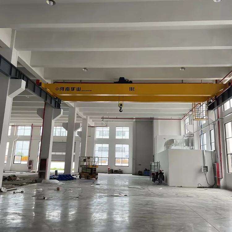 Low headroom double beam overhead crane electric hoist european style gourd double beam crane