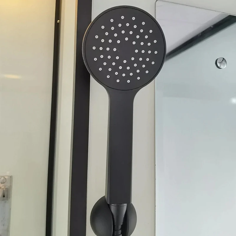 glass prefabricated bathroom unit tiny toilet shower cubicle cabin for small ensuite