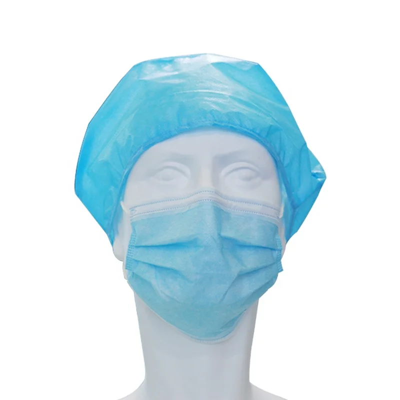 
Disposable pp non woven blue 3ply non medical facemask ppe kit nose mouth cover face maskes 
