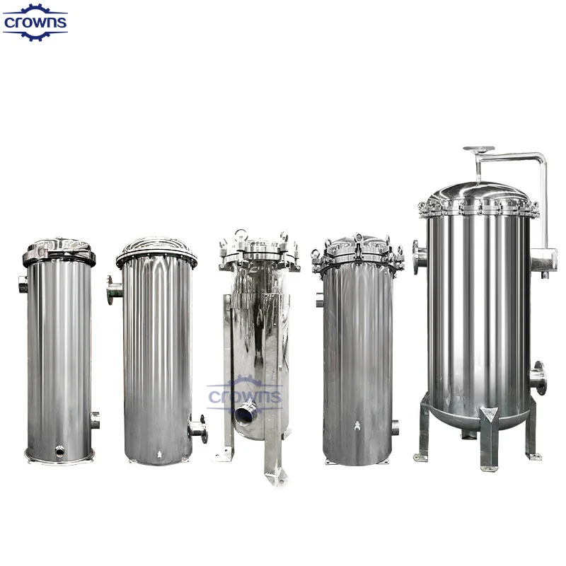 SS304/SS316 Single Multi-Bag Filter Housing PTFE Stainless Steel Membrane Water Treatment Food Industry Galvanized Carbon New