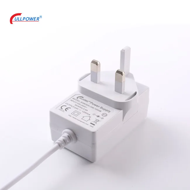 Yingyuan Electronics Fullpower logo 12v 2a & 24v 1a Power adapter with TUV CE GS certificates