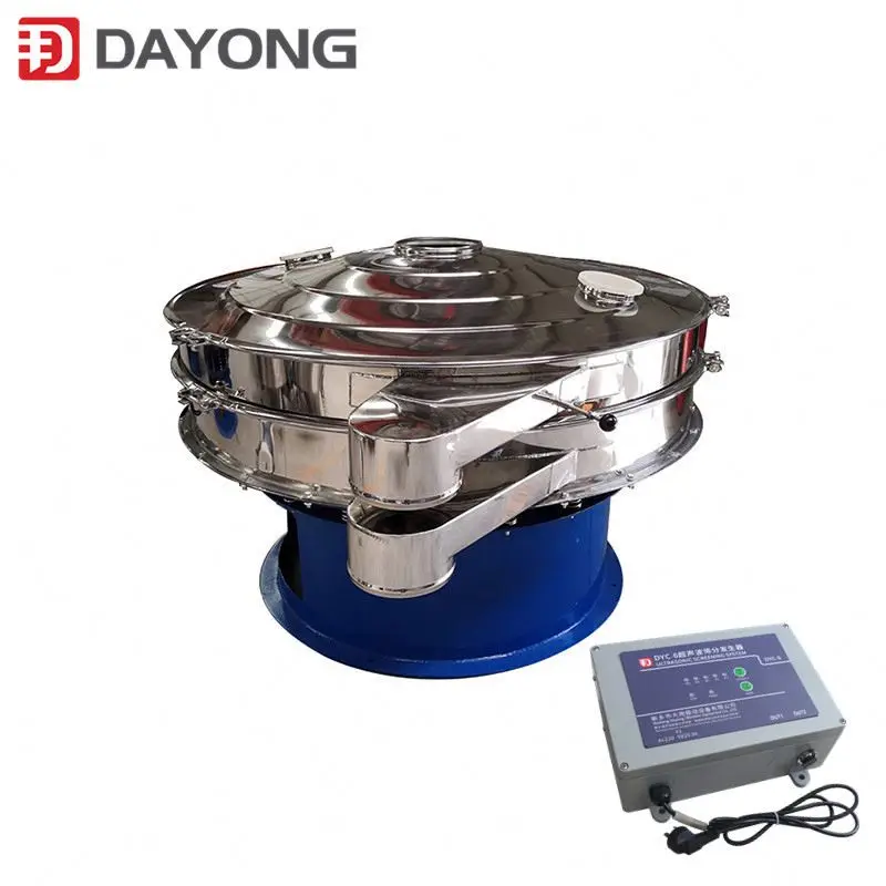 Three-dimensional rotary vibrating screen laboratory inspection screen for contact materials