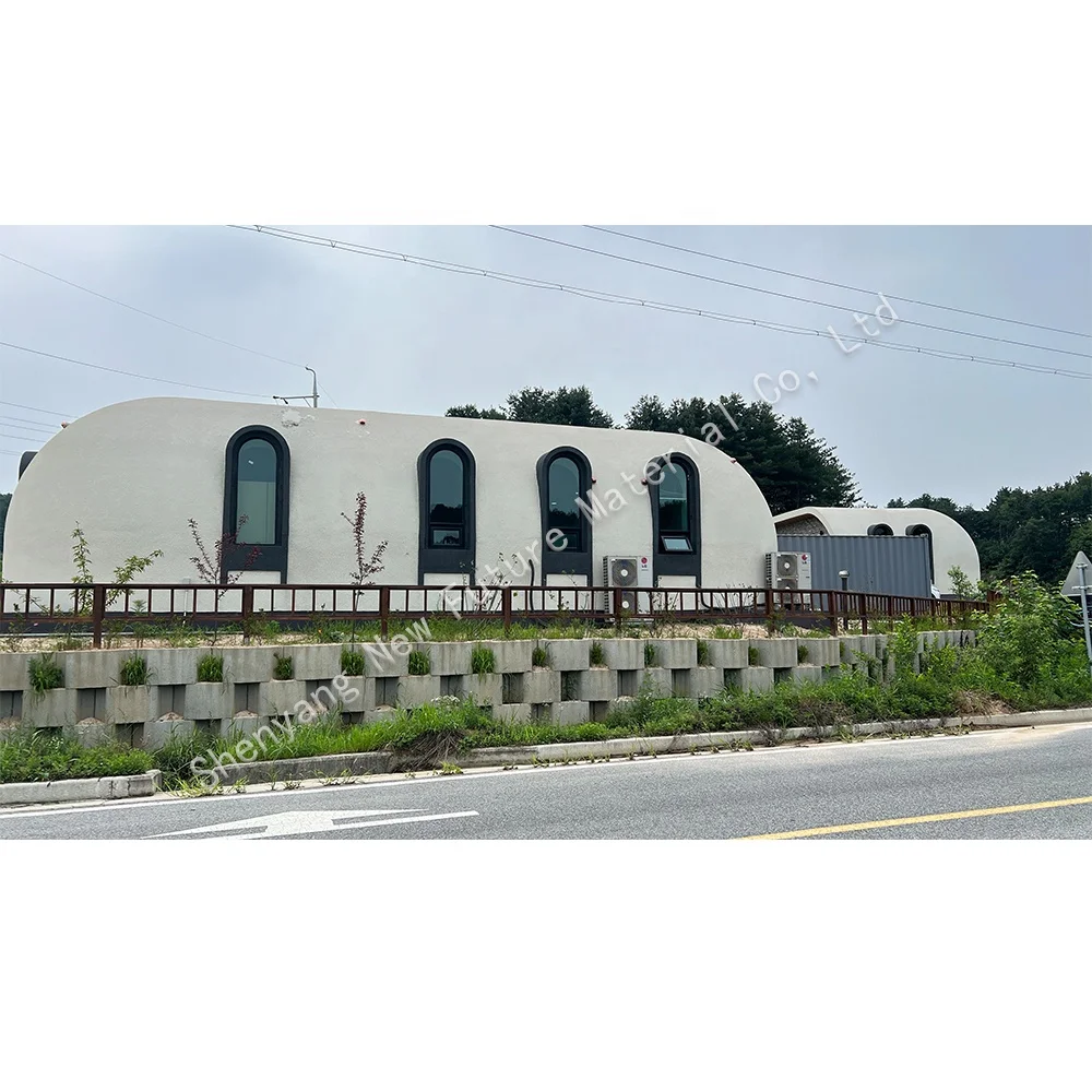 Dome assembly house with steel structure Modules prefabricated dome  houses modular dome hotel