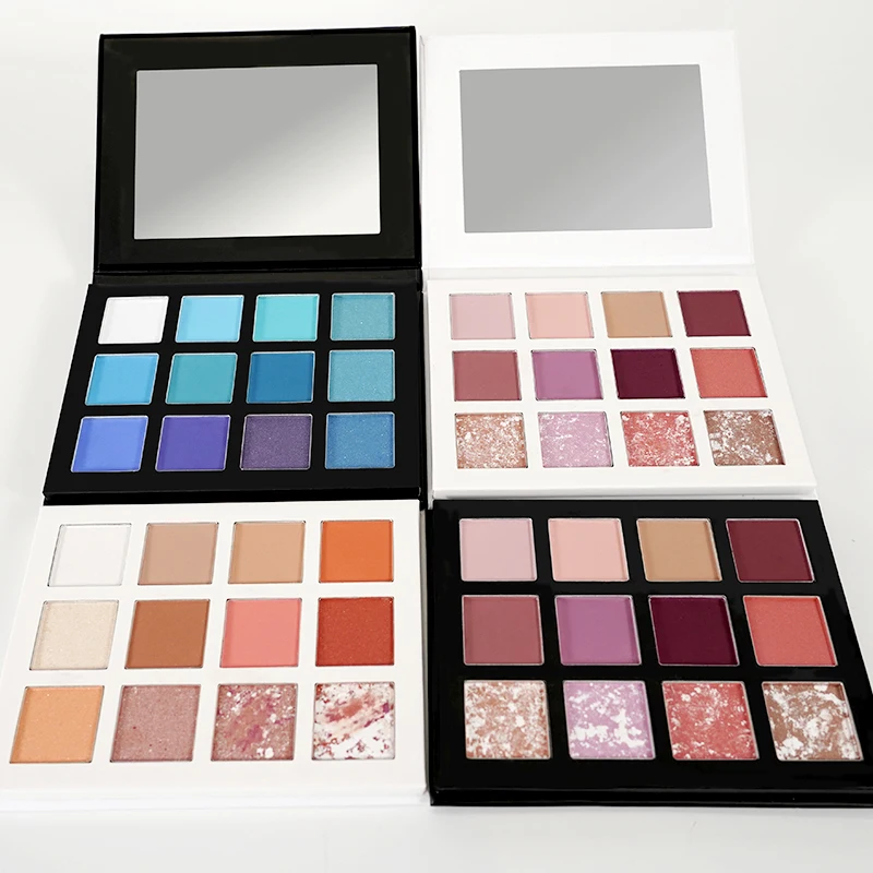 Custom Vegan High Pigmented Vendor Private Label Matte Shimmer Eyeshadow Palette Base Primer