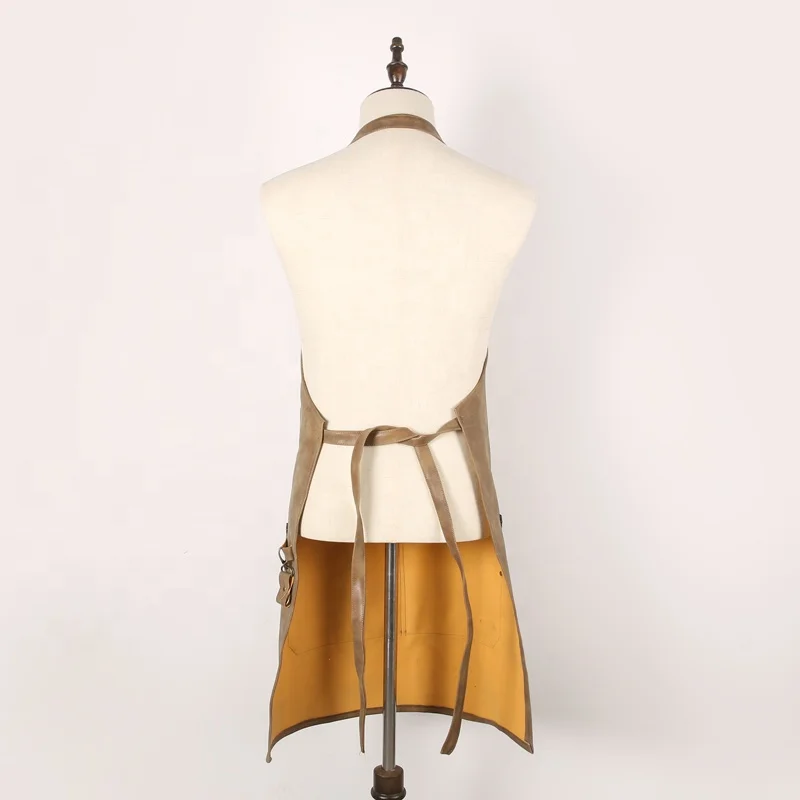 Segbeauty Heavy Duty Canvas Work Apron Breathable Denim Apron with Tool Pockets