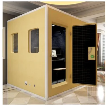 Сборная Звуконепроницаемая студия вокальный стенд комната для домашнего использования-купить дома студия вокальный стенд, студия записи стенд, студия записи