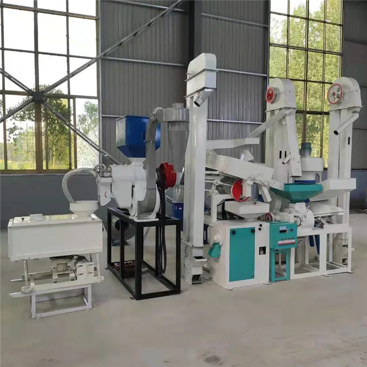 Fully automatic complete set of rice milling machine rice millet stripping machine quinoa husking equipment