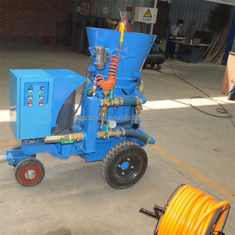 China manufacture variable frequency refractory shotcrete  gunning machine for sale