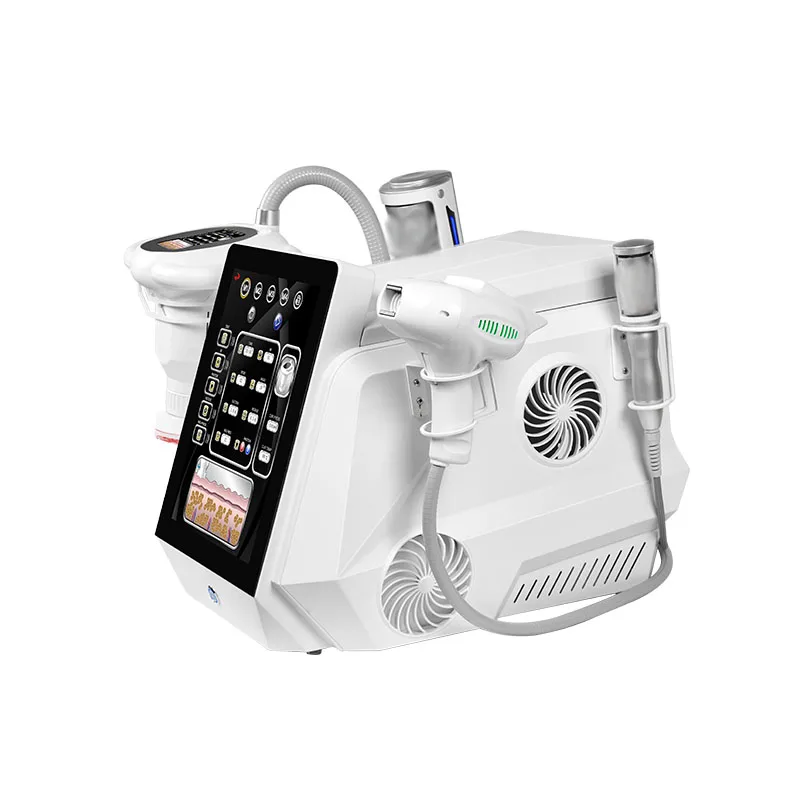 Professional Rf Face Body Skin Tightening Massage Rotation Vacuum Roller Cellulite Removal Machine