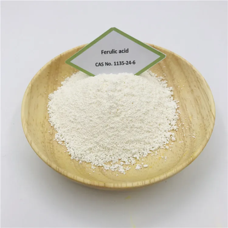 Supply Bulk Ferulic Acid Rice Bran Extract Powder Natural 98% Ferulic Acid Powder