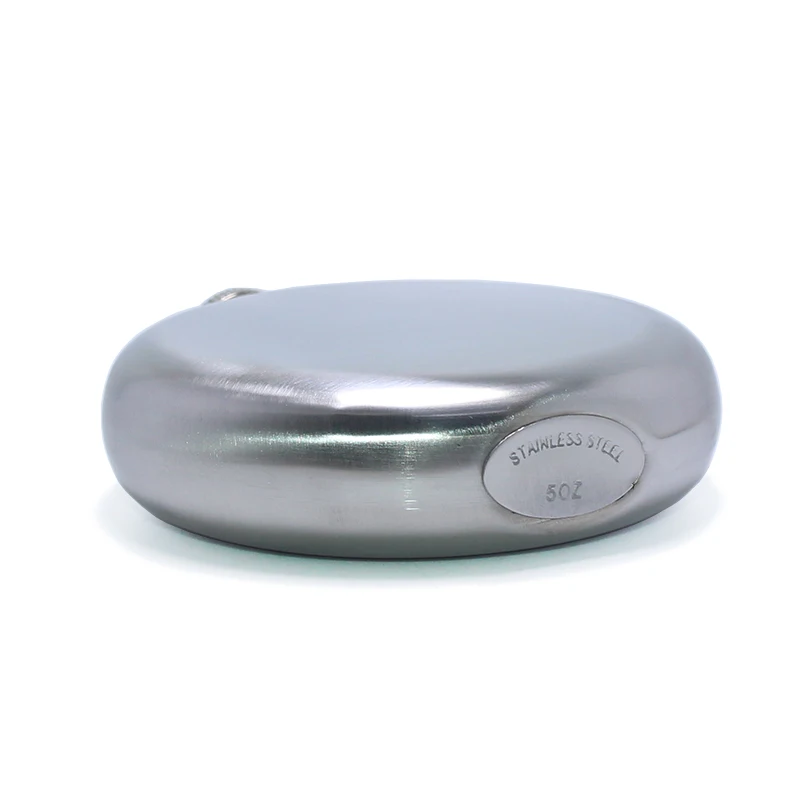 Round Shaped Mini Thermos Bottle Flagon 5oz Welcome Customization Logo For Outdoor Activities Water Liquid Thermos Hip Flask