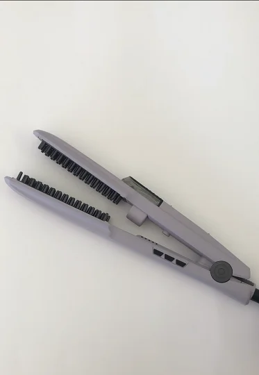 
ultrasonic atomization steam spray hair straightener brush 