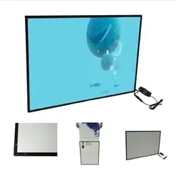 Ad LED Poster Frame For Restaurant&Cinema Marketing Products Led Advertising Light Box Aluminum Frame Tempered Glass Light Boxes
