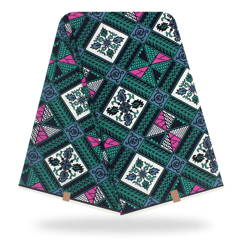 Deluxe Wax Fabric Design For African  Wax Print Fabric