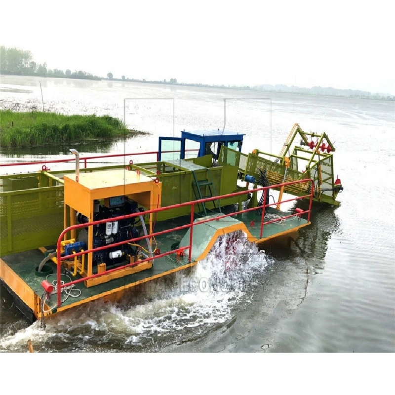 Lake Cleaning Boat Automatic Weed Rice Water Hyacinth Harvester For Good Performance - Buy Water Hyacinth Harvester