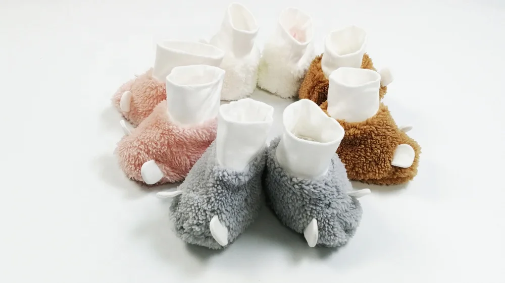 
Warm arctic velvet winter baby stockings for gir and boy 