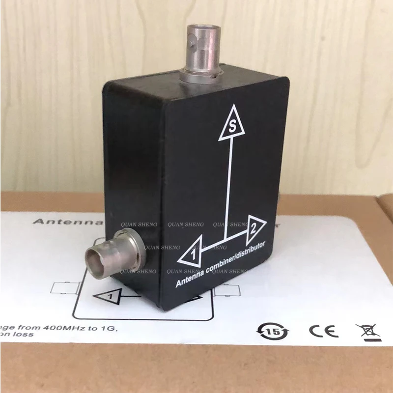 Passive Broadband UHF Antenna Splitter with BNC Ports for Wireless Microphone Antenna Distribution System