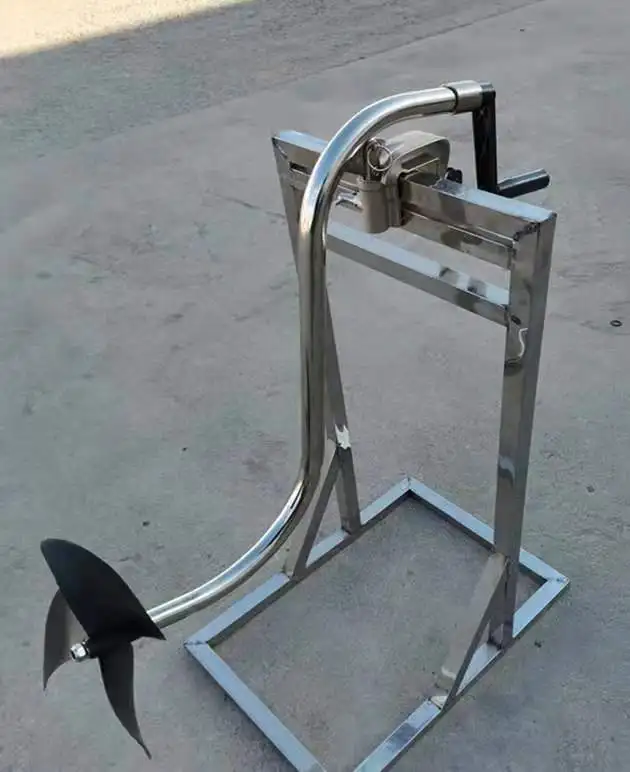 For Sale Hand Crank Trolling Propeller Inflatable Boat Outboard Motor Trolling Motor Hand Operated Outboard Propeller