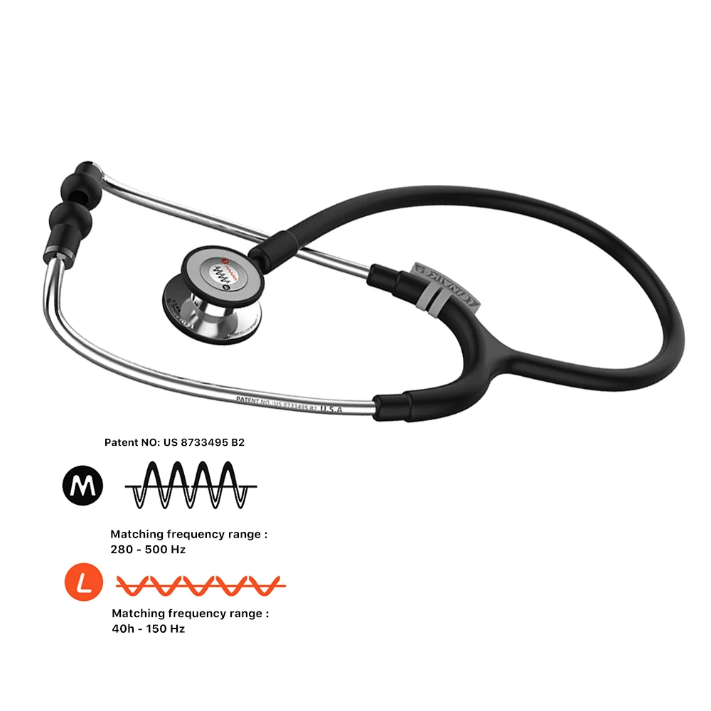 Provided Brand Custom Dual Frequency Noise Reduction Deluxe Double Head Professionnel Best Stethoscope