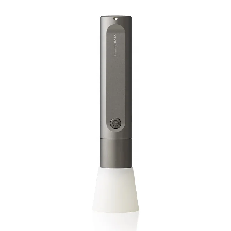 HOTO Matte Surface Rechargeable LED Torch Anodic Oxidation Treatment Protects Flashlights Torches