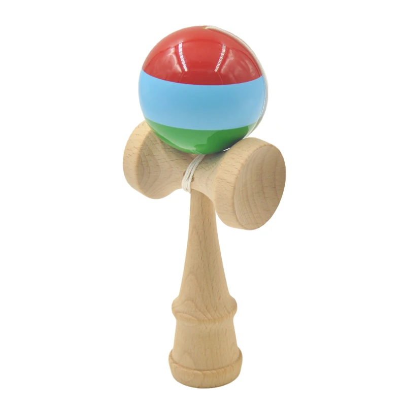 Wholesale Hot Selling Wooden Kendama High Quality Custom Logo Educational Toy Wooden Colorful Kendama For Play Game