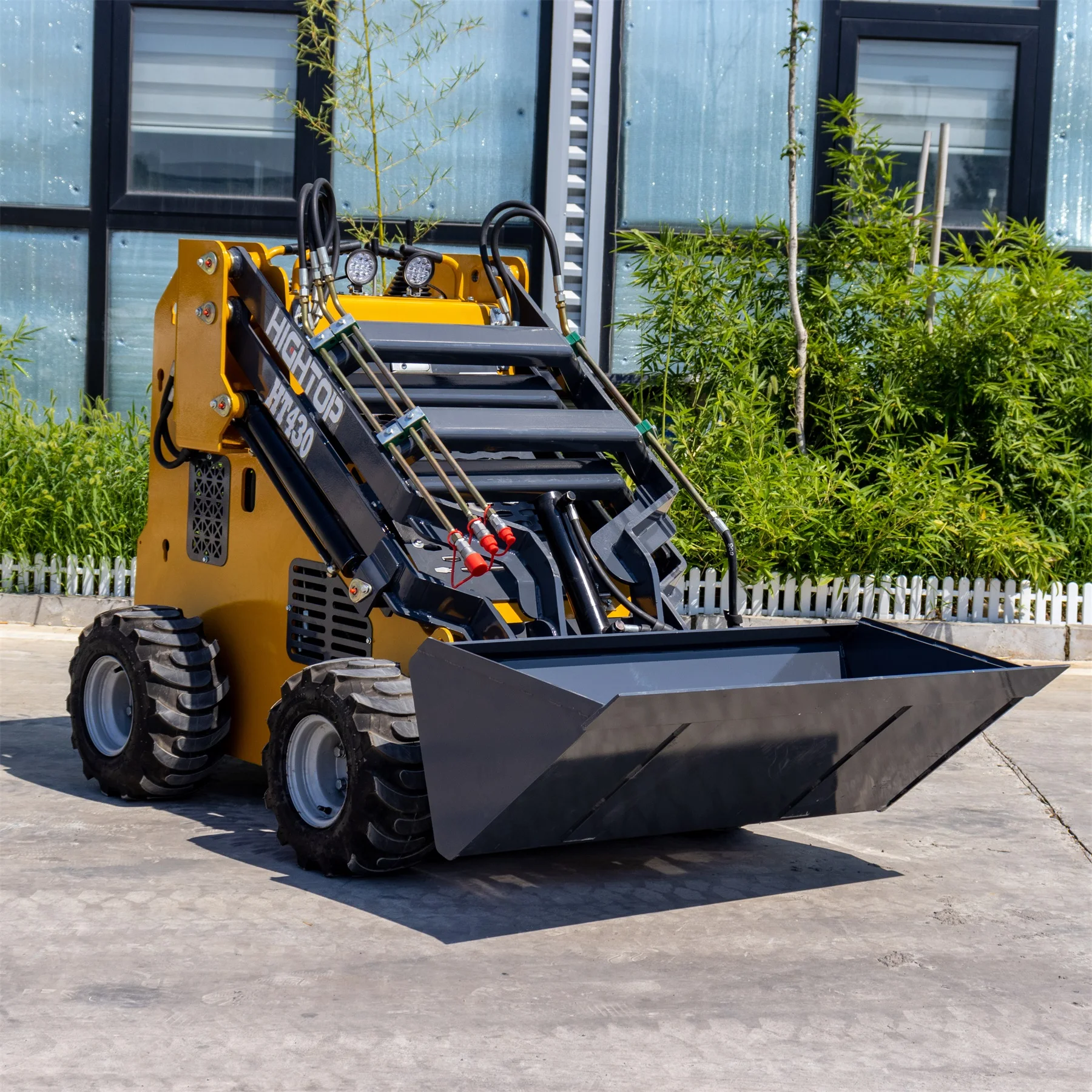 Mini Skid Steer Loader Mini Loader crawler loader Gasoline Engine with attachment