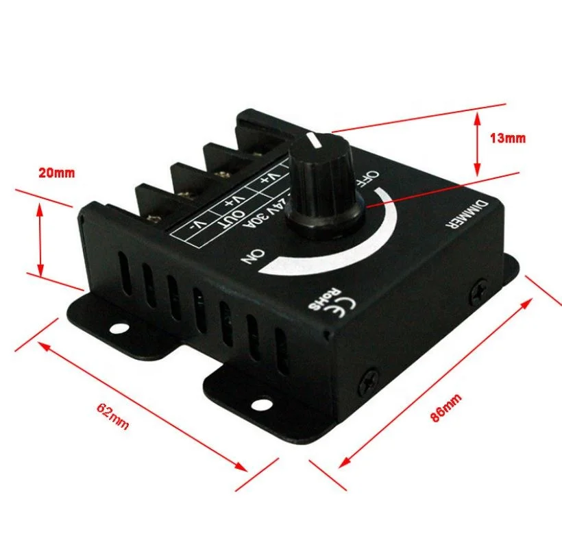 Rotary dimmer