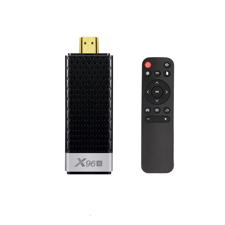 2022 New TV Dongle X96S 4G DDR4 RAM 32G eMMC ROM Amlogic S905Y2 Quad Core Android 9.0 TV Stick with BT 2.4G/5G WiFi