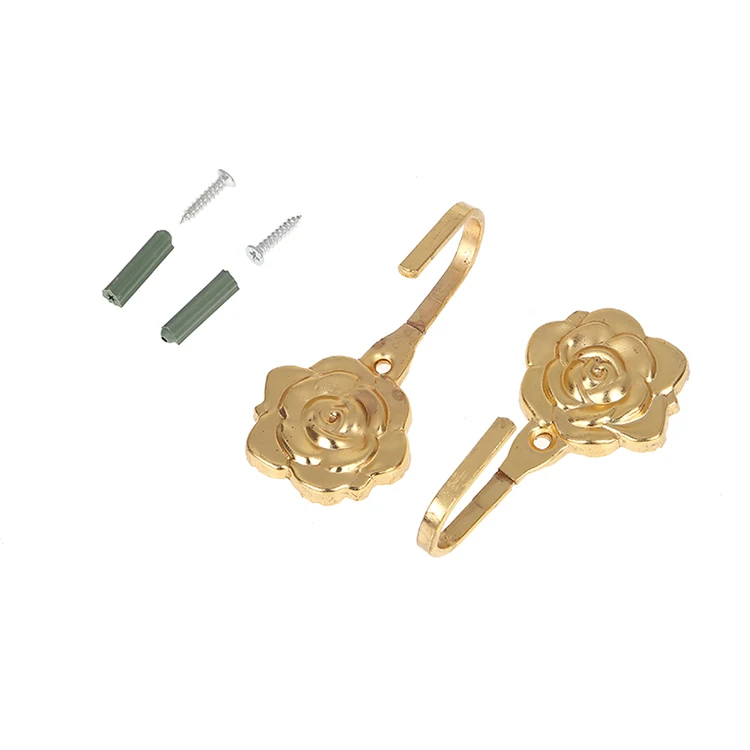 Cheap high quality decorative curtain tieback curtain holdback curtain tie back hooks