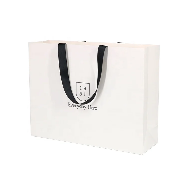 Custom Gift Packaging Mini Reusable Small Luxury Paper Bags with Your Own Logo