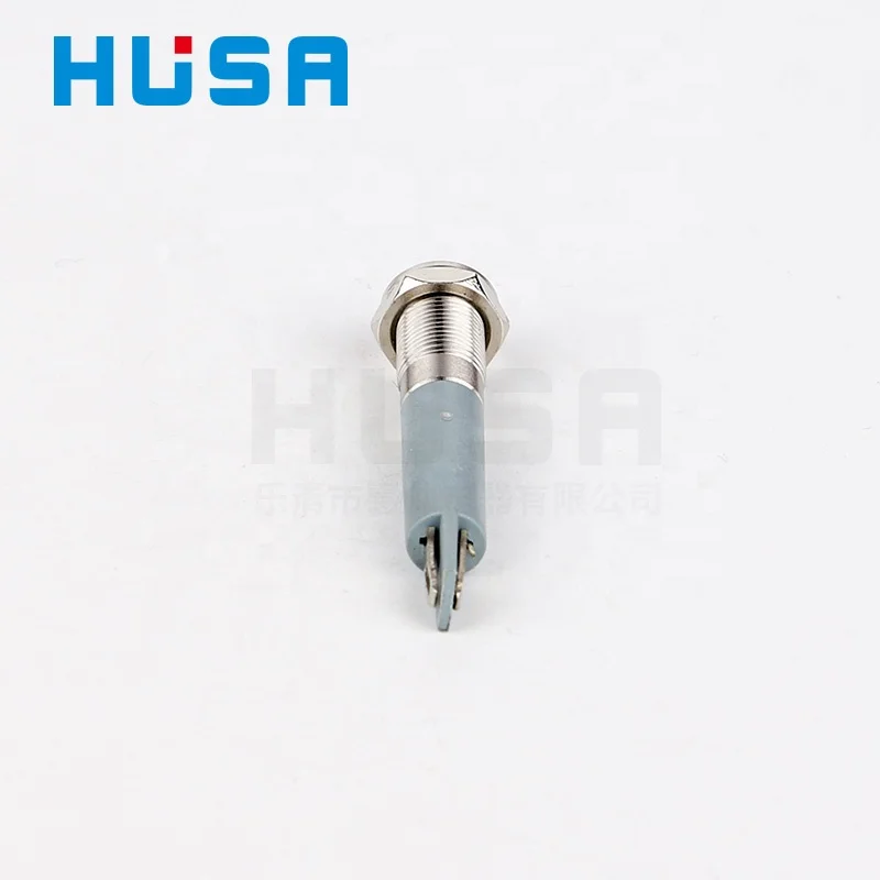  6mm mini hole diameter Metal pilot light waterproof led indicator lamp with 15cm cable pr pins Red Green blue yellow white